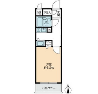 東京都大田区大森本町１丁目 賃貸マンション 1K