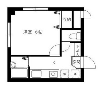 東京都大田区仲六郷３丁目 賃貸マンション 1K