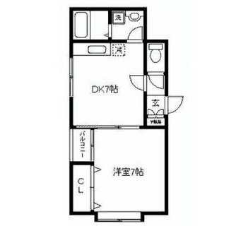 東京都大田区鵜の木３丁目 賃貸マンション 1DK