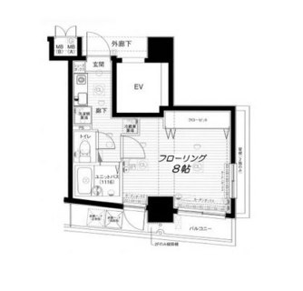 東京都大田区蒲田５丁目 賃貸マンション 1K