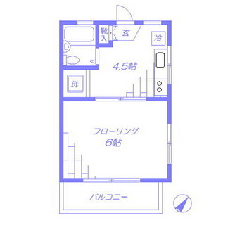 東京都大田区鵜の木３丁目 賃貸マンション 1DK