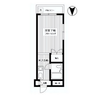 東京都大田区田園調布５丁目 賃貸マンション 1K