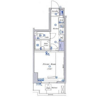 東京都大田区北千束１丁目 賃貸マンション 1K