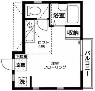 東京都大田区西蒲田１丁目 賃貸アパート 1R