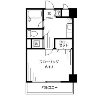 東京都大田区鵜の木２丁目 賃貸マンション 1K