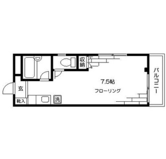 東京都大田区北千束１丁目 賃貸マンション 1R