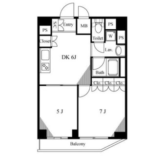 東京都大田区山王４丁目 賃貸マンション 2DK