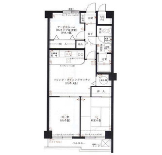 東京都大田区東雪谷５丁目 賃貸マンション 2SLDK