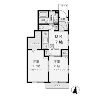 東京都大田区北千束２丁目 賃貸アパート 2DK