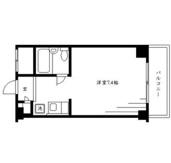 東京都大田区南千束３丁目 賃貸マンション 1R